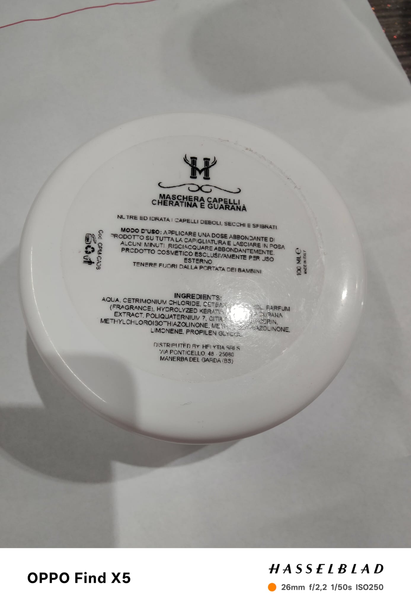 MASCHERA PER CAPELLI