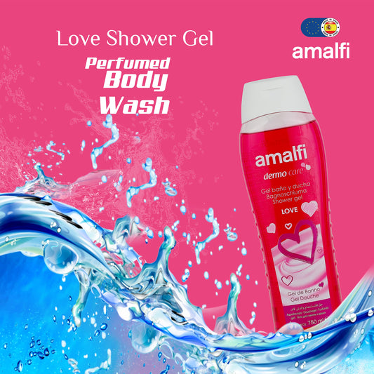 Amalfi gel da bagno Dermo Care Bagnoschiuma LOVE