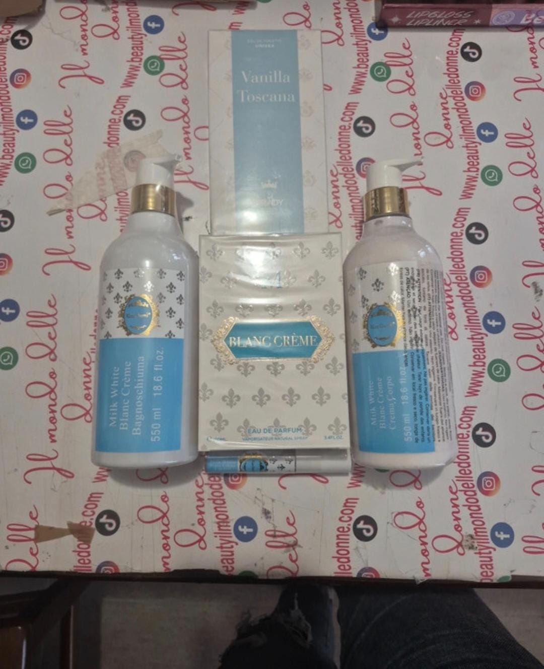 Set Bianco Latte 5pz